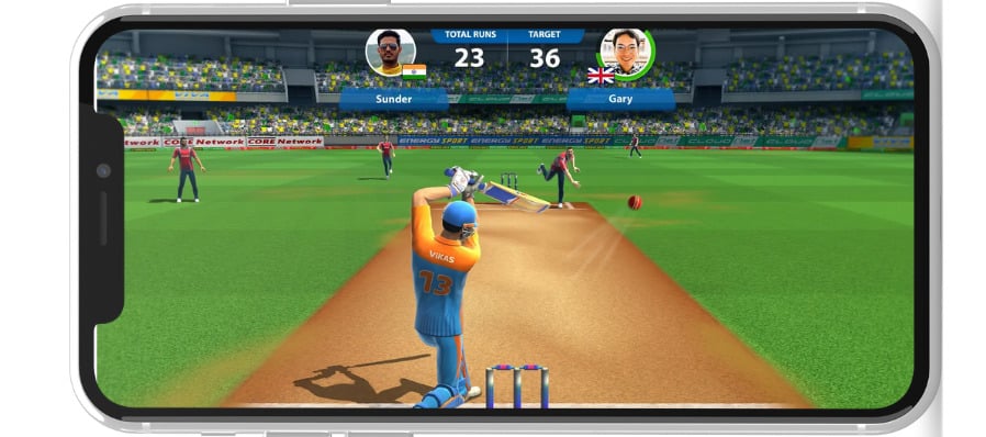Cricket League Mod Apk Batting