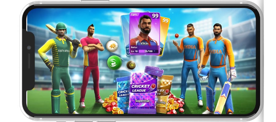 Cricket League Mod Apk Mobile view